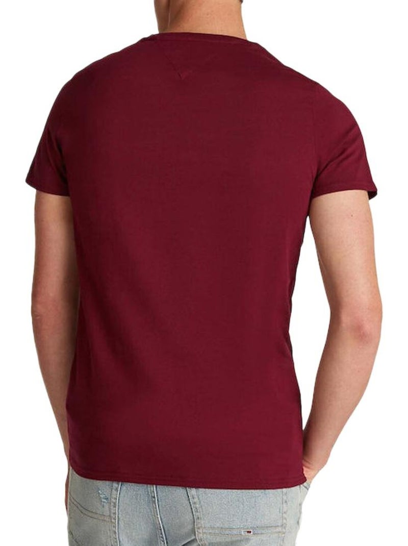 T-Shirt Homme Tommy Hilfiger Jerseys Bordeaux - Kiabi