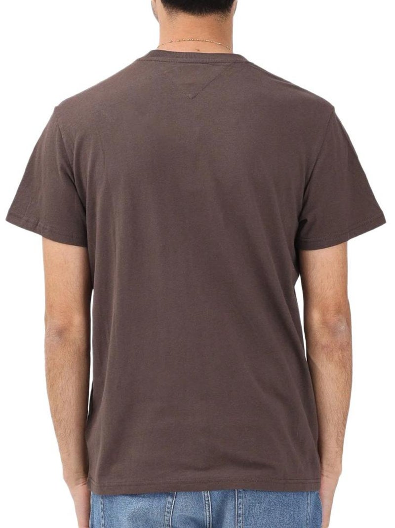 T-shirt Homme Tommy Hilfiger Marron cappuccino - Kiabi