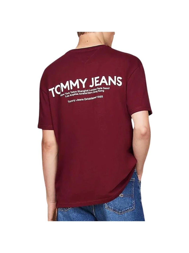 T-shirt Homme Tommy Hilfiger Pri Bordeaux - Kiabi