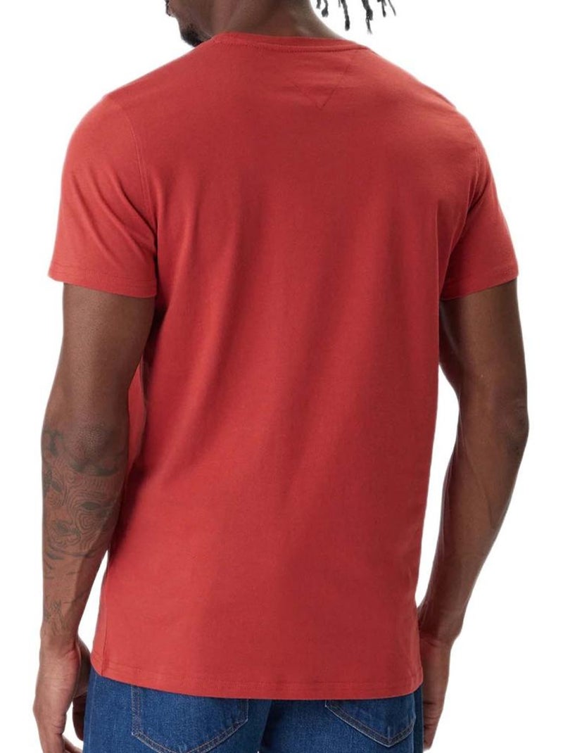 T-shirt Homme Tommy Hilfiger Terracotta - Kiabi