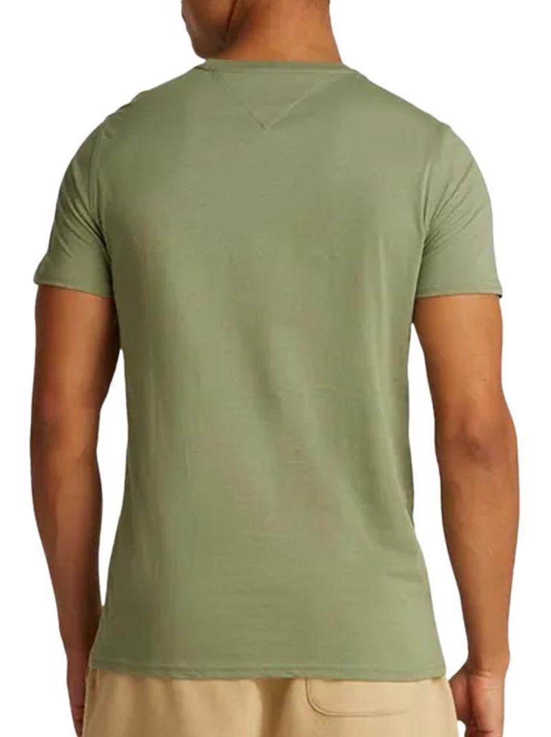 T-Shirt Homme Tommy Hilfiger Vert kaki - Kiabi