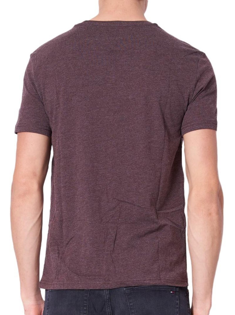 T-shirt Homme Tommy Hilfiger Violet prune - Kiabi