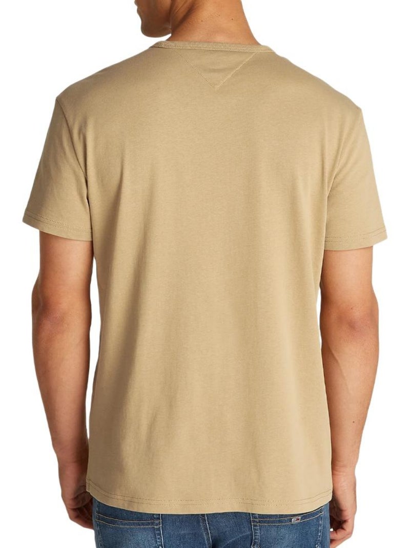 T-shirt Homme Tommy Jeans Beige - Kiabi