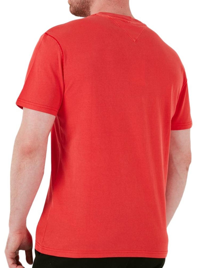 T-shirt Homme Tommy Jeans Rouge - Kiabi