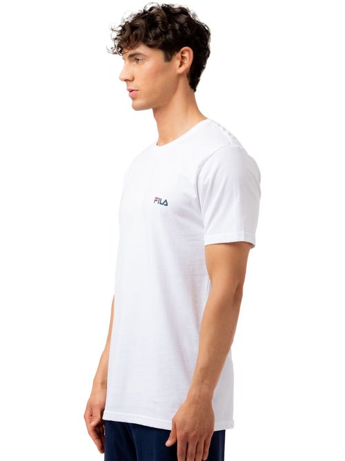 T-shirt homme uni 100% coton Fila Fila - Kiabi