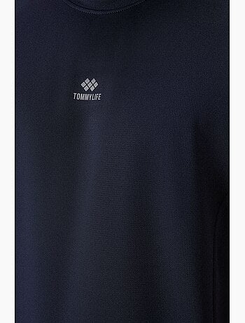 T-shirt homme uni à col rond et manches courtes tommy