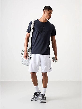 T-shirt homme uni, col rond tommy
