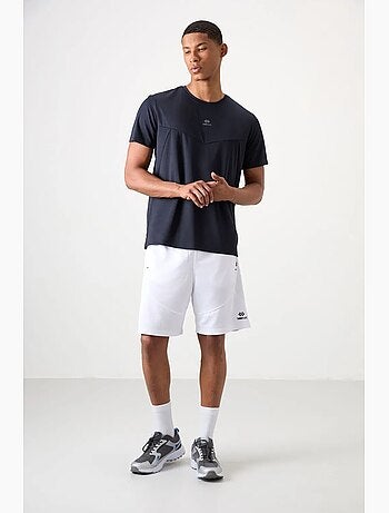 T-shirt homme uni, col rond tommy