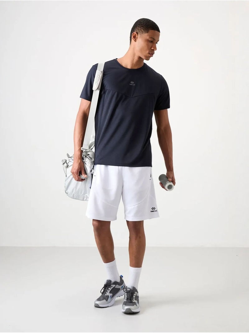 T-shirt homme uni, col rond tommy Bleu marine - Kiabi