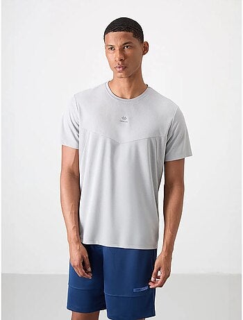 T-shirt homme uni, col rond tommy