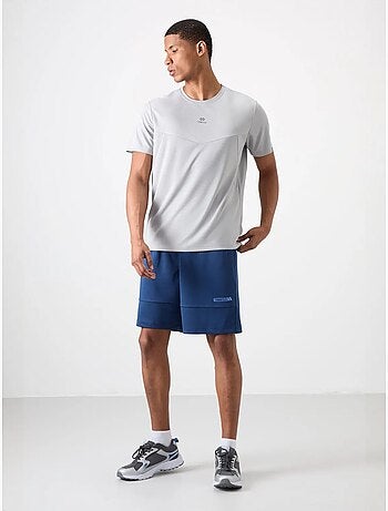 T-shirt homme uni, col rond tommy