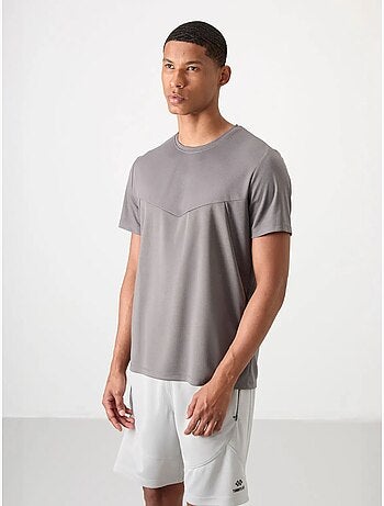 T-shirt homme uni, col rond tommy