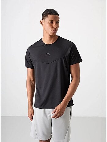 T-shirt homme uni, col rond tommy