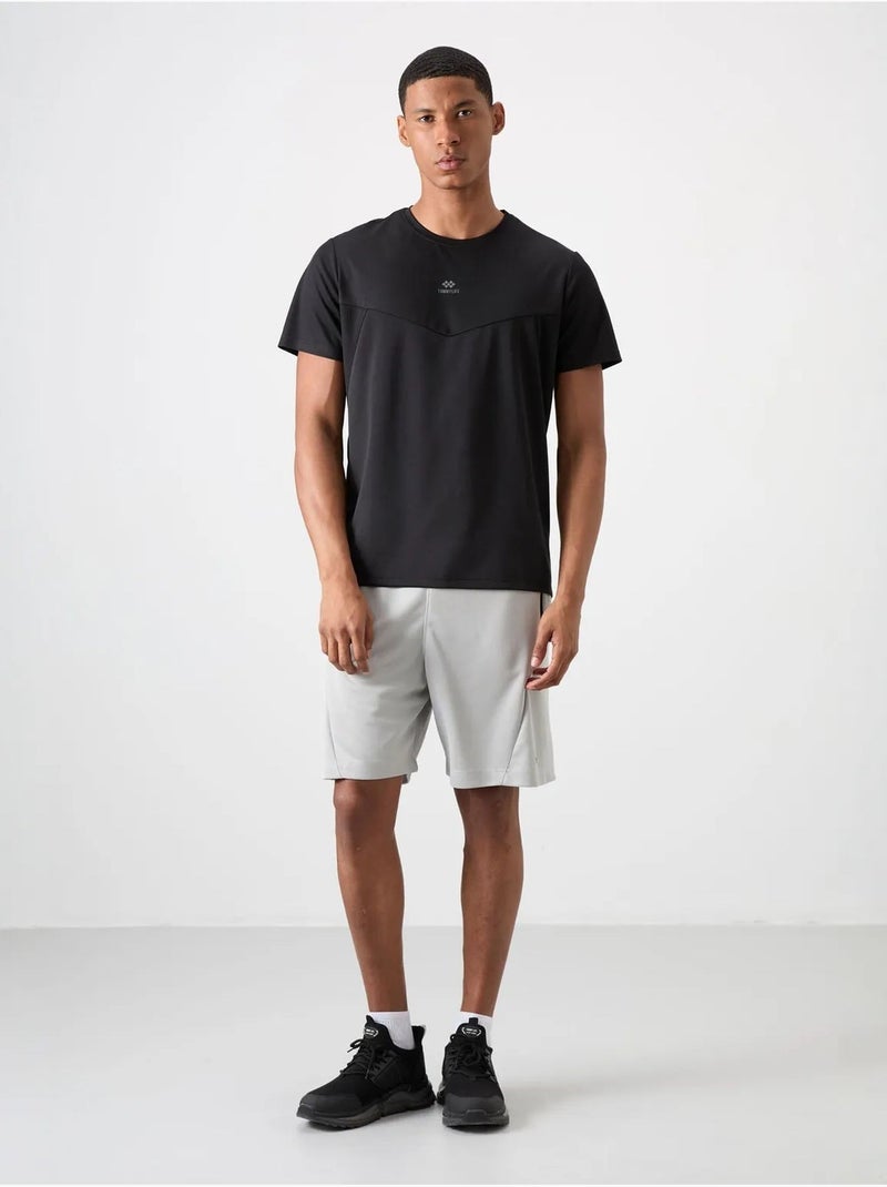 T-shirt homme uni, col rond tommy Noir - Kiabi