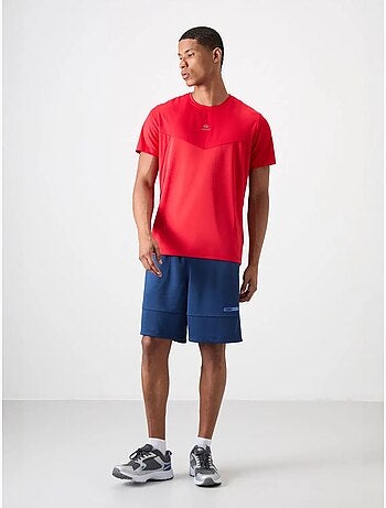T-shirt homme uni, col rond tommy
