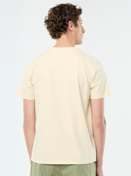 T-shirt homme uni en coton à col rond - Kiabi T-shirt homme uni en coton à col rond - Kiabi