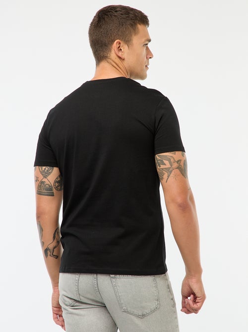 T-shirt homme uni en jersey à col rond - Kiabi