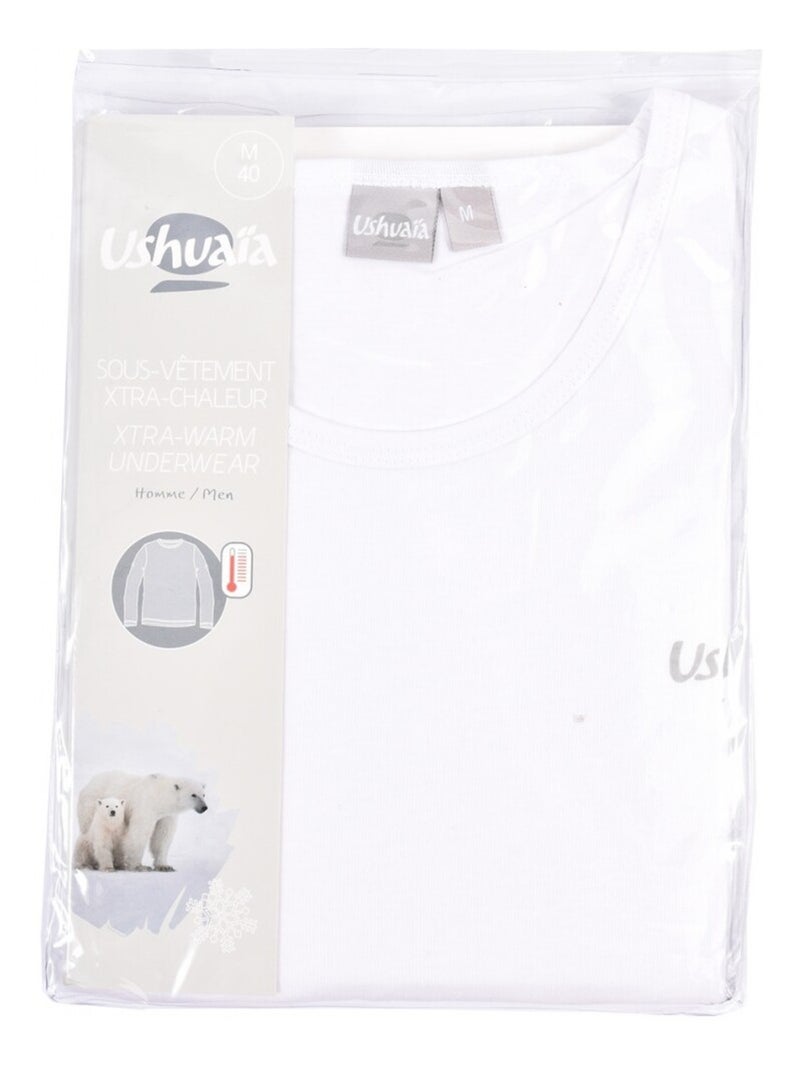 T Shirt Homme USHUAIA THERMO Blanc - Kiabi