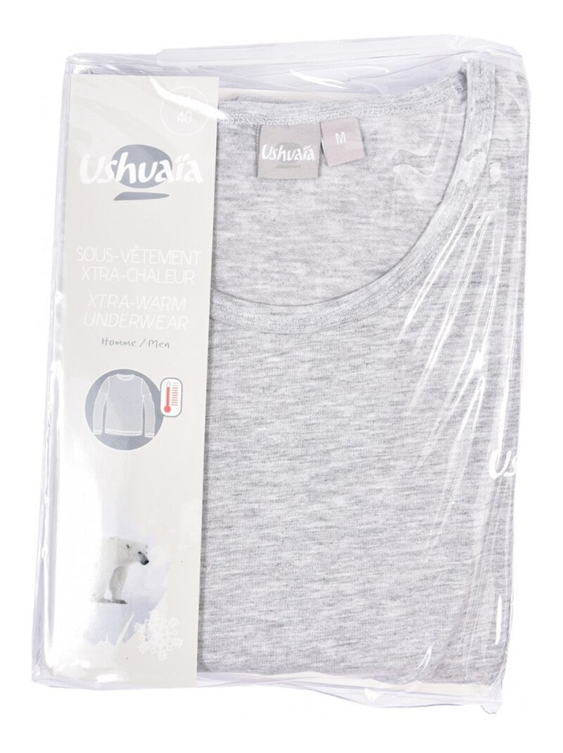 T Shirt Homme USHUAIA THERMO Gris - Kiabi