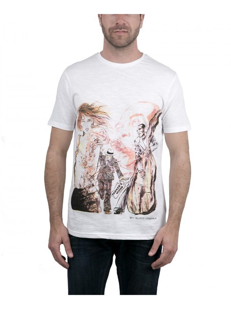 T shirt homme Valentina Blanc - Kiabi