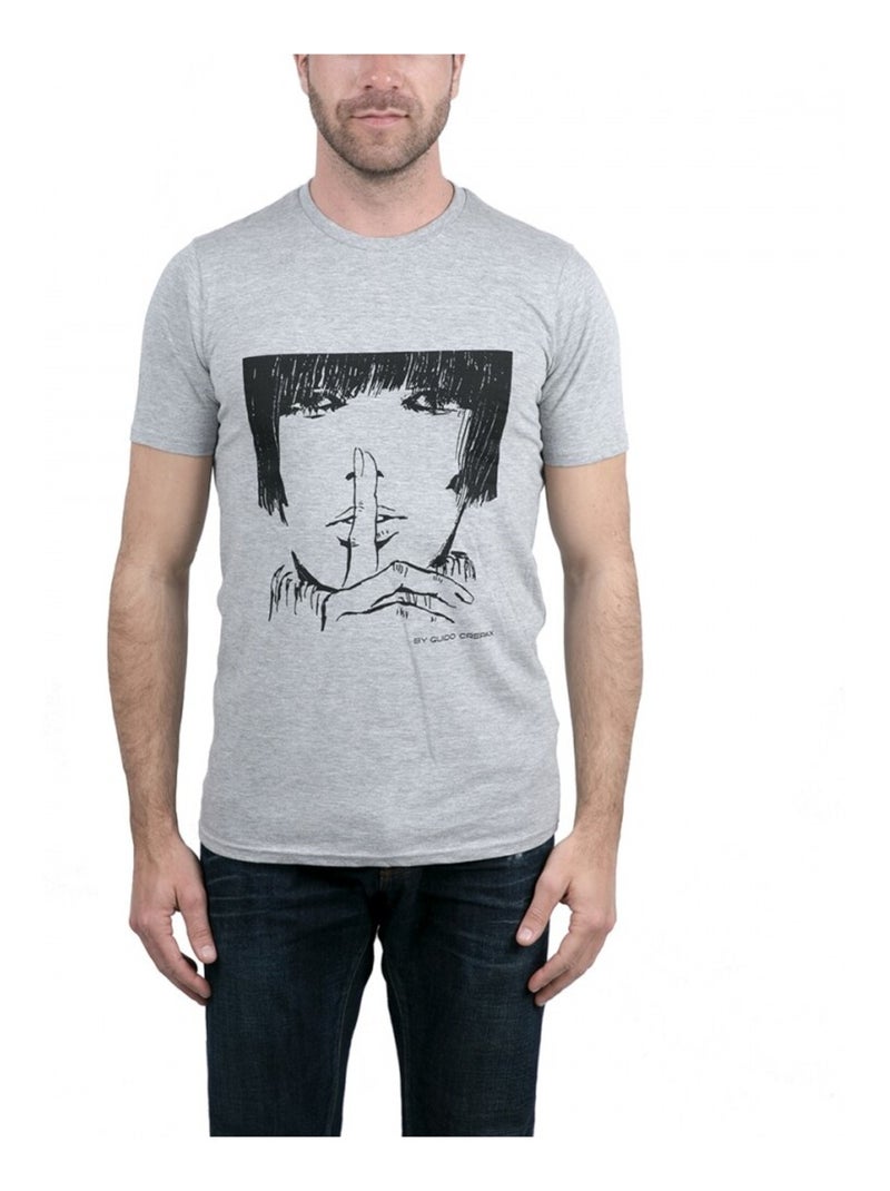 T shirt homme Valentina Gris clair - Kiabi
