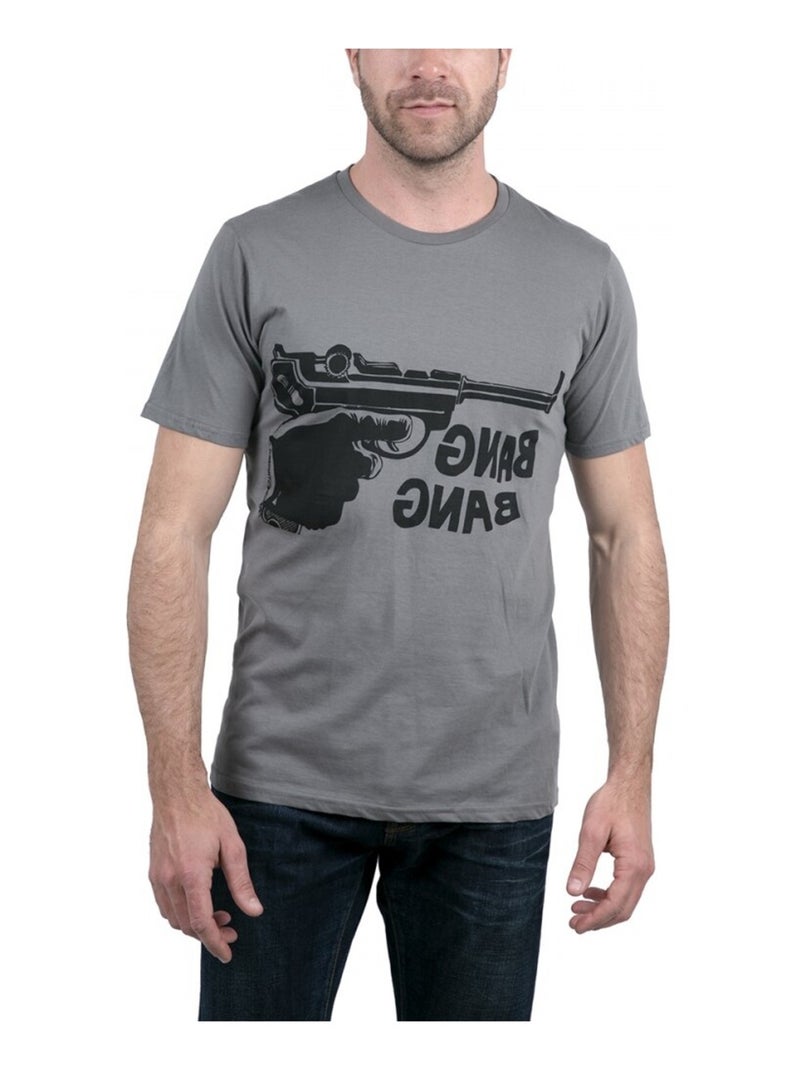 T shirt homme Valentina Gris - Kiabi