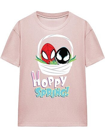 T-shirt hoppy spring - homme araignée (spider-man, symbiote venom)