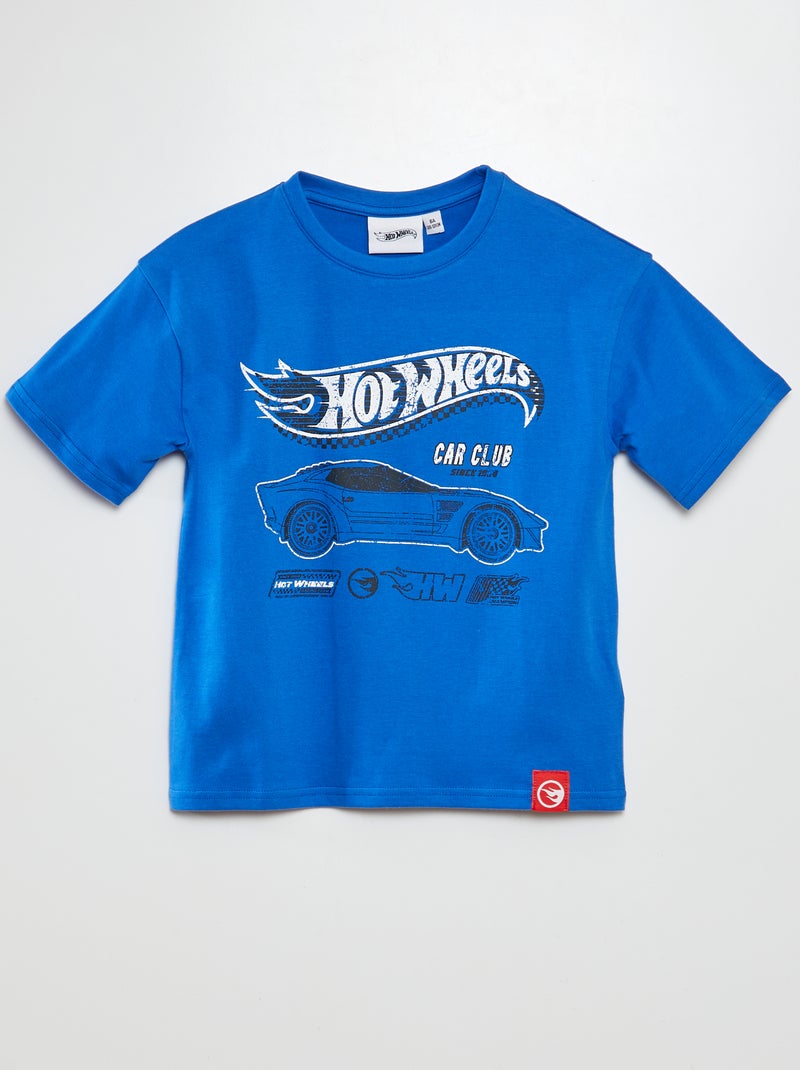 T-shirt 'Hot Wheels' BLEU - Kiabi