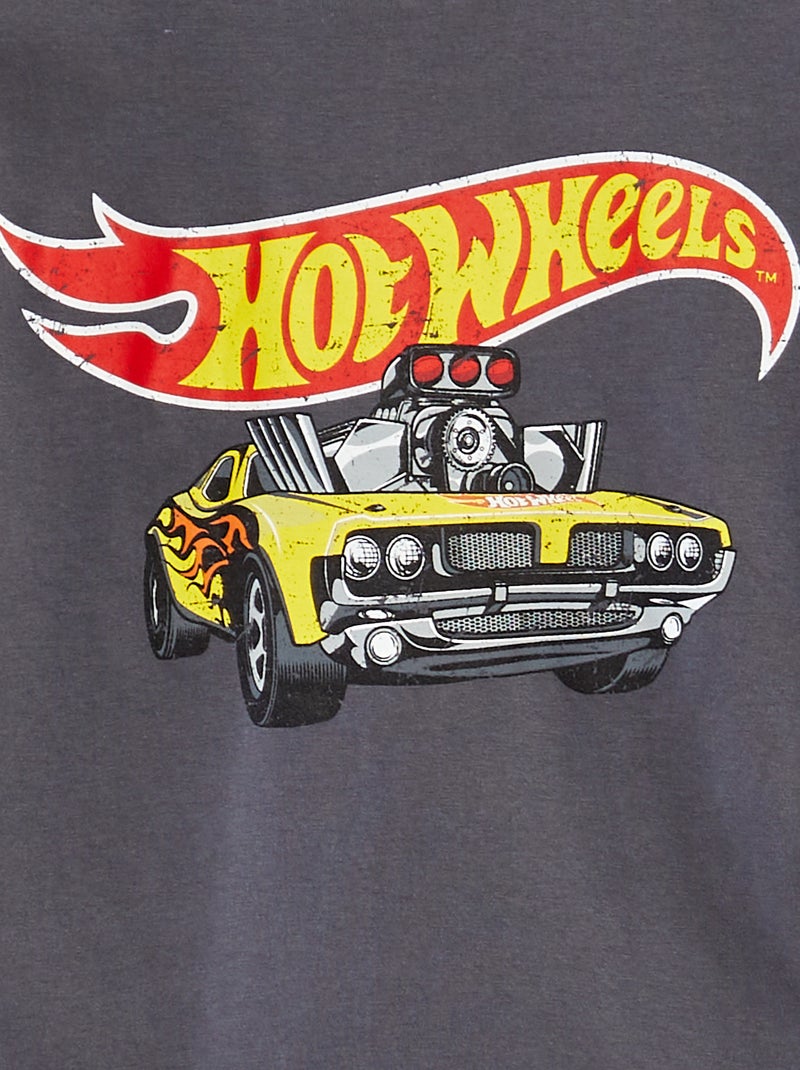 T-shirt 'Hot Wheels' gris - Kiabi
