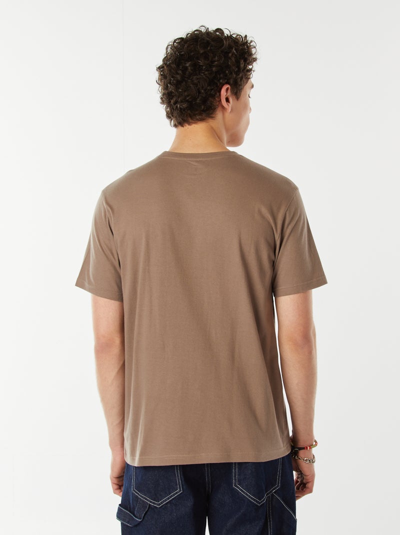 T-shirt 'House of the dragons' manches courtes BEIGE - Kiabi