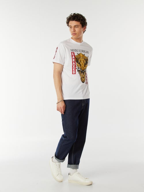 T-shirt 'House of the dragons' manches courtes - Kiabi T-shirt 'House of the dragons' manches courtes - Kiabi