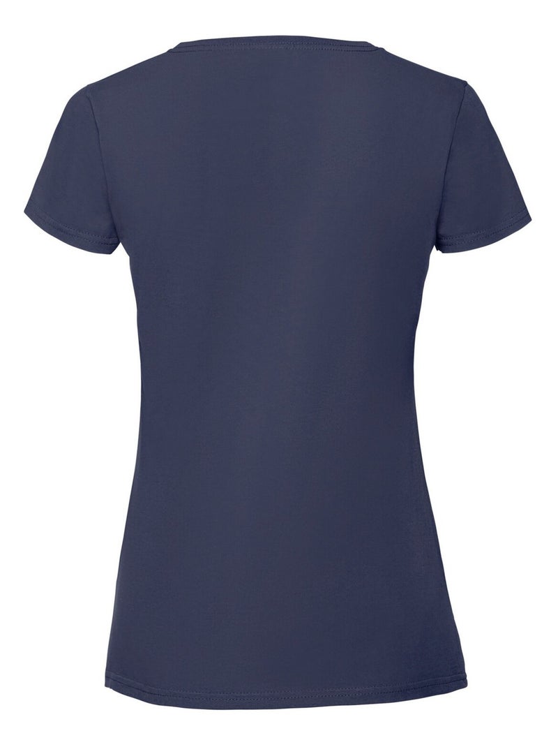 T-shirt iconic - fruit of the loom Bleu marine - Kiabi