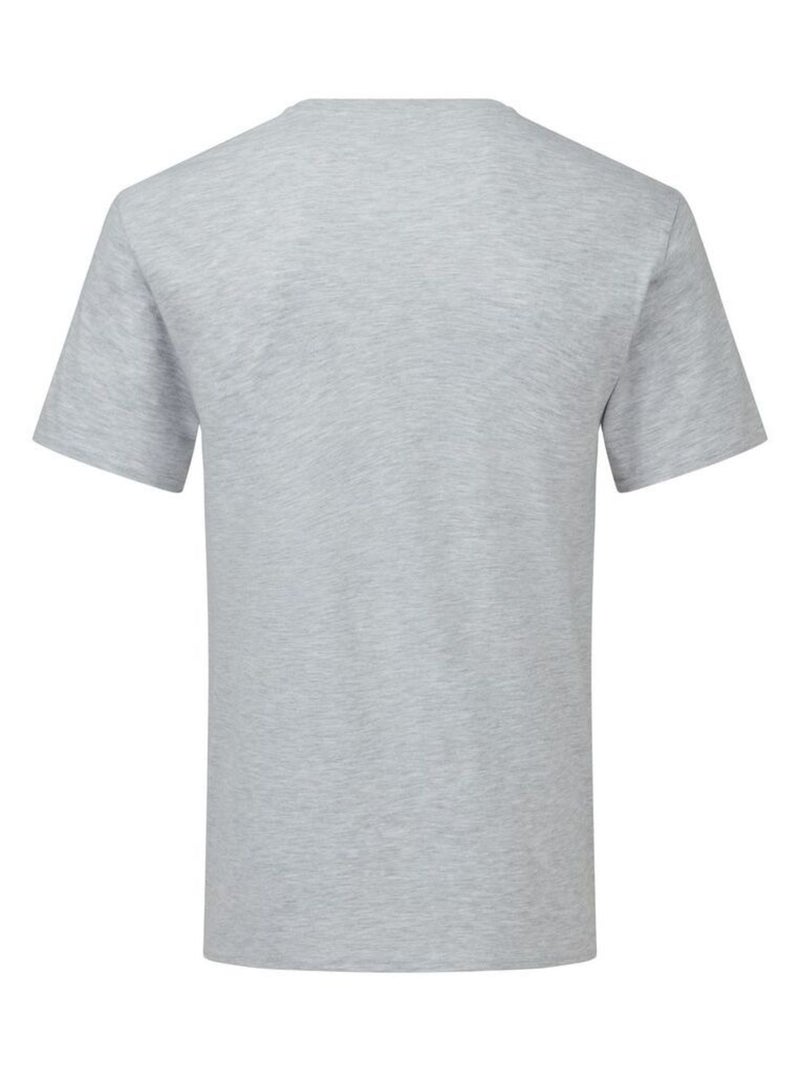 T-shirt iconic - fruit of the loom Gris chiné - Kiabi