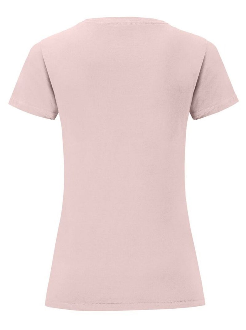 T-shirt iconic - fruit of the loom Rose pâle - Kiabi