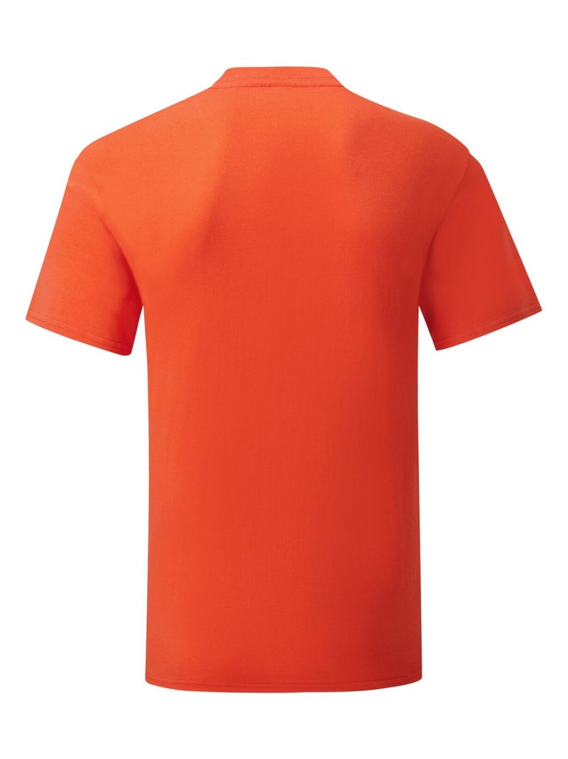 T-shirt iconic - fruit of the loom Rouge tomate - Kiabi