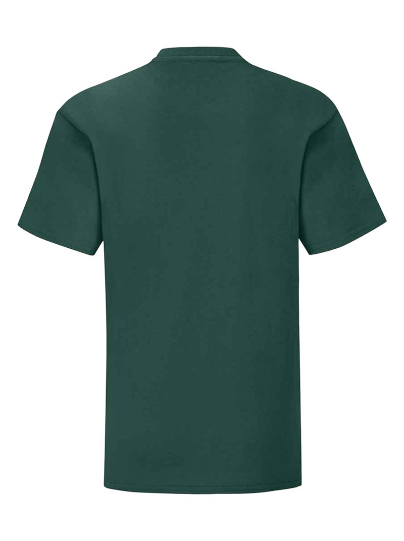 T-shirt iconic - fruit of the loom Vert forêt - Kiabi