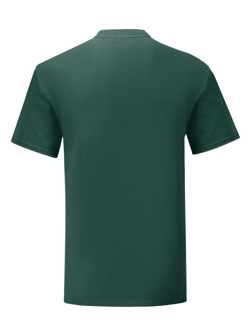 T-shirt iconic - fruit of the loom Vert forêt - Kiabi