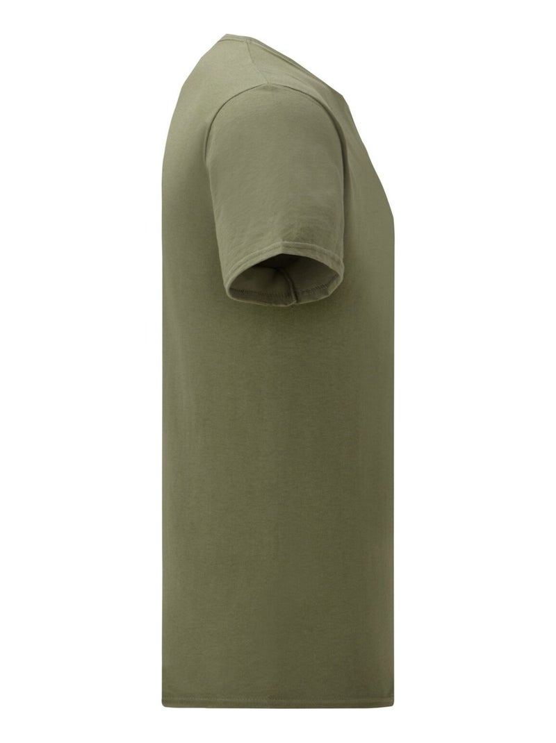 T-shirt iconic - fruit of the loom Vert olive - Kiabi