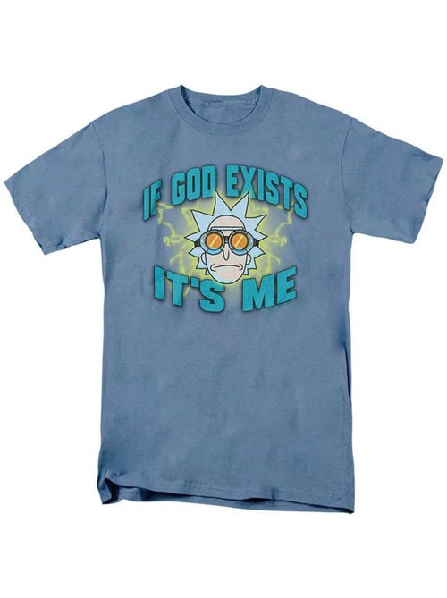 T-shirt if god exists it´s me - rick et morty - Kiabi T-shirt if god exists it´s me - rick et morty - Kiabi