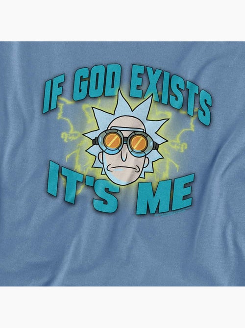 T-shirt if god exists it´s me - rick et morty - Kiabi T-shirt if god exists it´s me - rick et morty - Kiabi