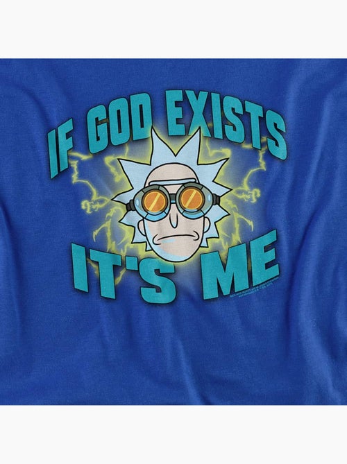 T-shirt if god exists it´s me - rick et morty - Kiabi T-shirt if god exists it´s me - rick et morty - Kiabi
