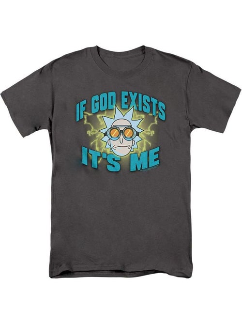T-shirt if god exists it´s me - rick et morty - Kiabi T-shirt if god exists it´s me - rick et morty - Kiabi