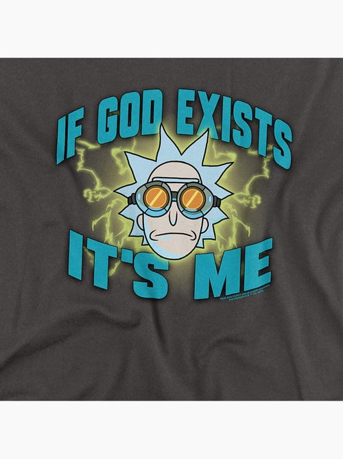 T-shirt if god exists it´s me - rick et morty - Kiabi T-shirt if god exists it´s me - rick et morty - Kiabi