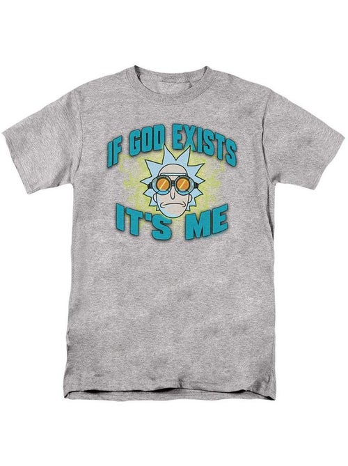 T-shirt if god exists it´s me - rick et morty - Kiabi T-shirt if god exists it´s me - rick et morty - Kiabi