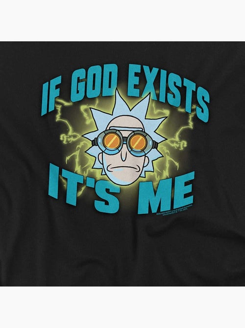T-shirt if god exists it´s me - rick et morty - Kiabi T-shirt if god exists it´s me - rick et morty - Kiabi