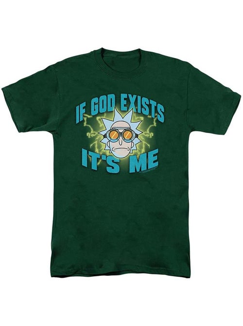 T-shirt if god exists it´s me - rick et morty - Kiabi T-shirt if god exists it´s me - rick et morty - Kiabi