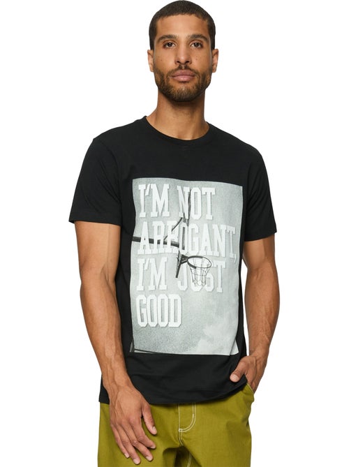 T-shirt i'm not arrogant i'm just good - mister tee - Kiabi T-shirt i'm not arrogant i'm just good - mister tee - Kiabi