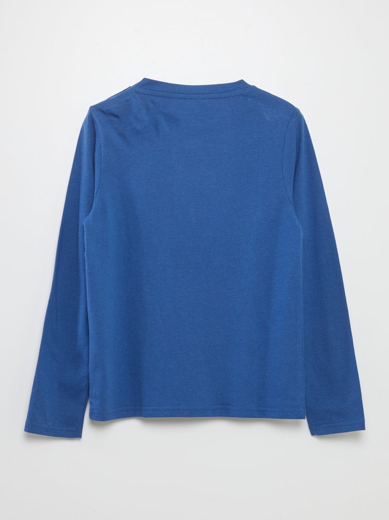 T-shirt imprimé - collection facile à enfiler Bleu - Kiabi