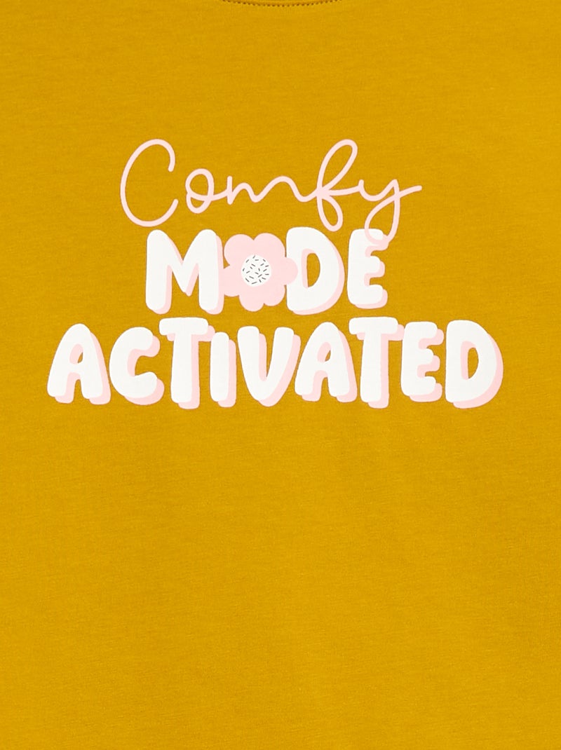 T-shirt imprimé - Grafik Edition Jaune - Kiabi