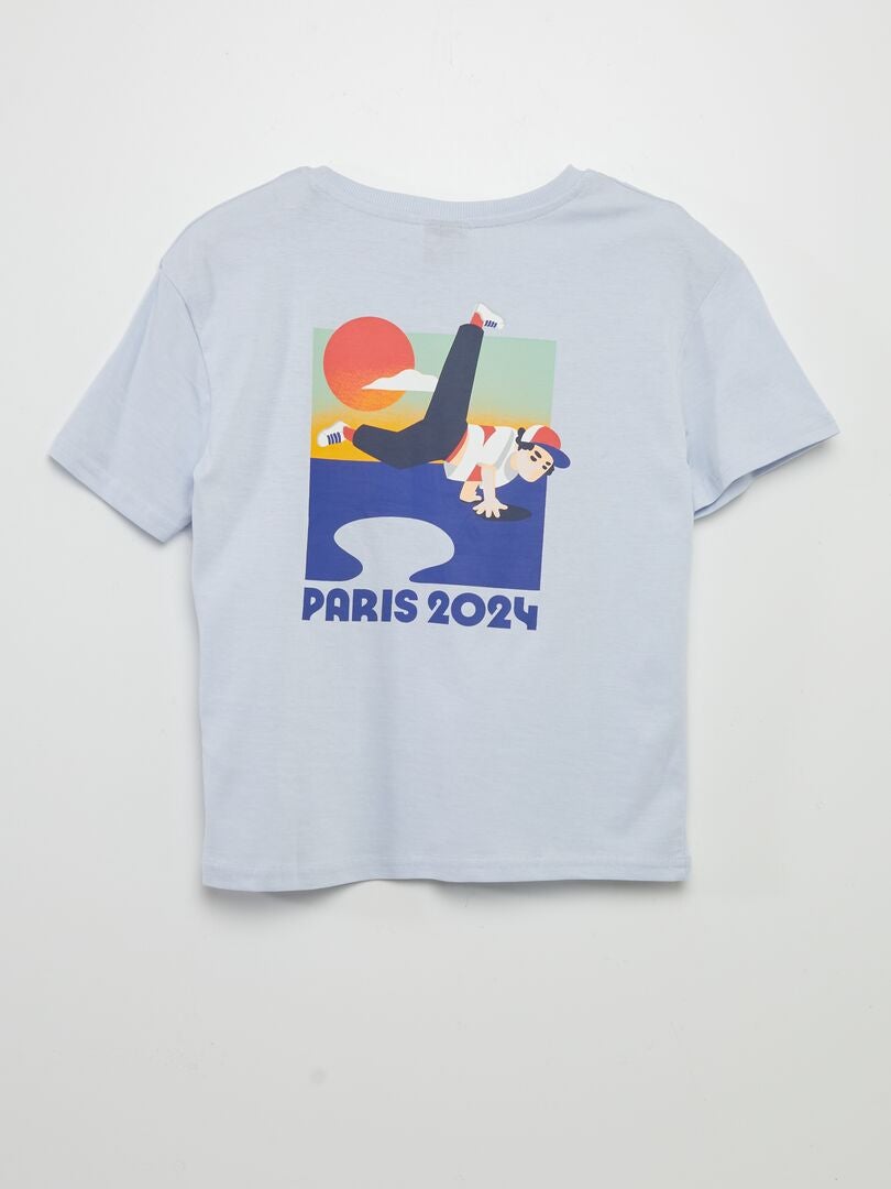 T-shirt imprimé - Paris 2024 Bleu - Kiabi